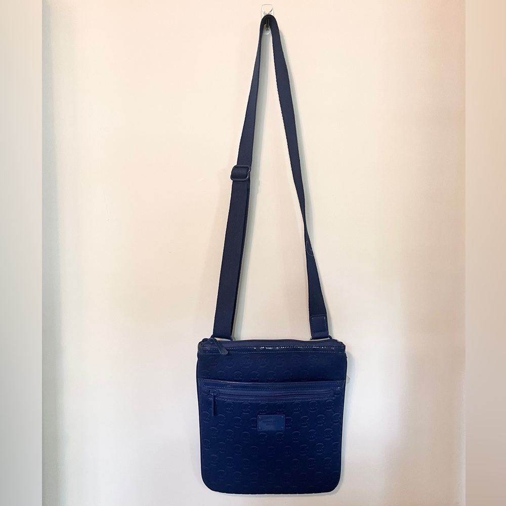 Michael Kors Blue Monogram Crossbody